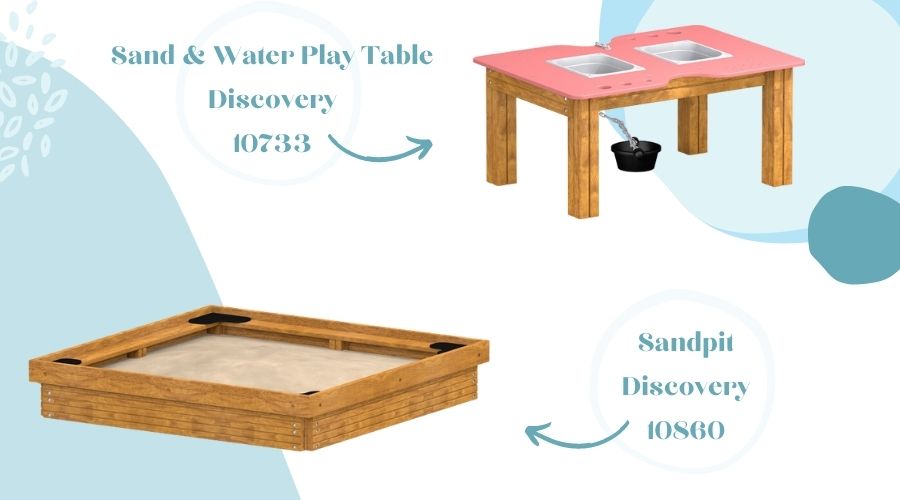 A sandbox is a functional solution for a preschool playground.
