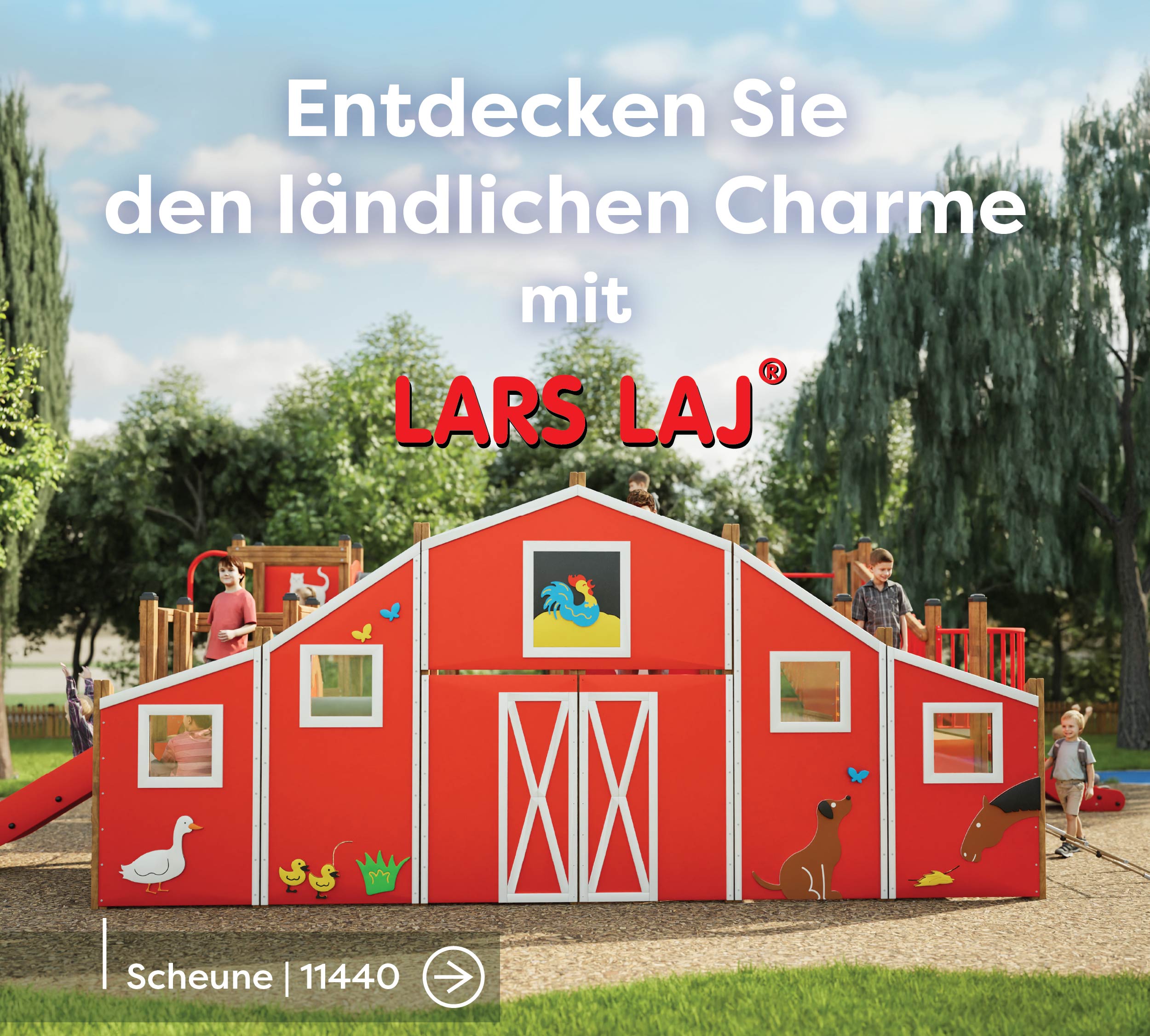 Bauernhof Spielplatz