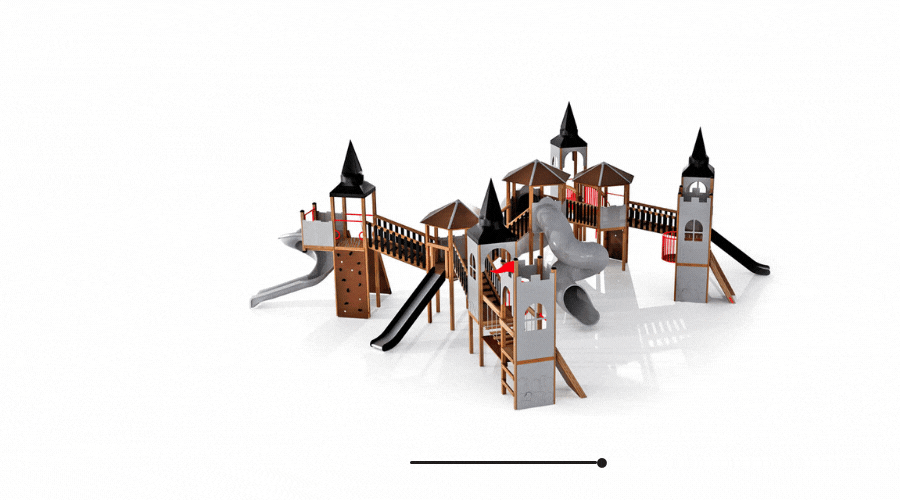 Giant castle playground by Lars Laj