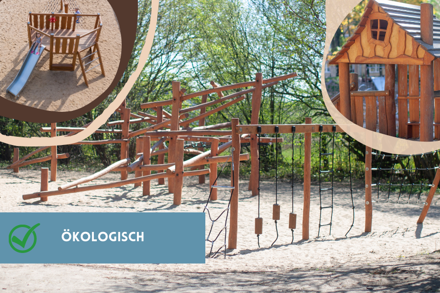 ecological wooden playgrounds from Lars Laj