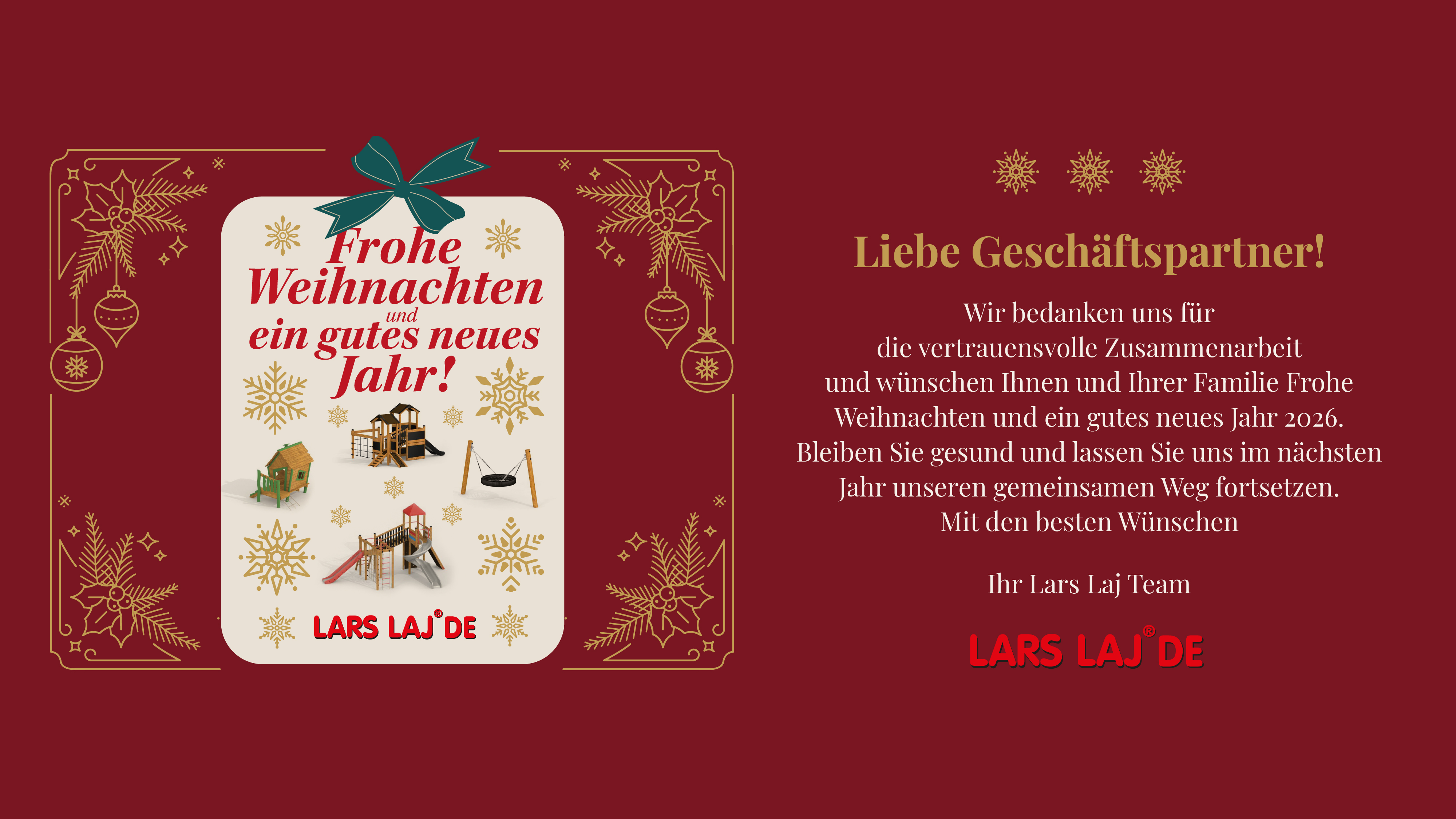 Weihnachtswünsche von Lars Laj 